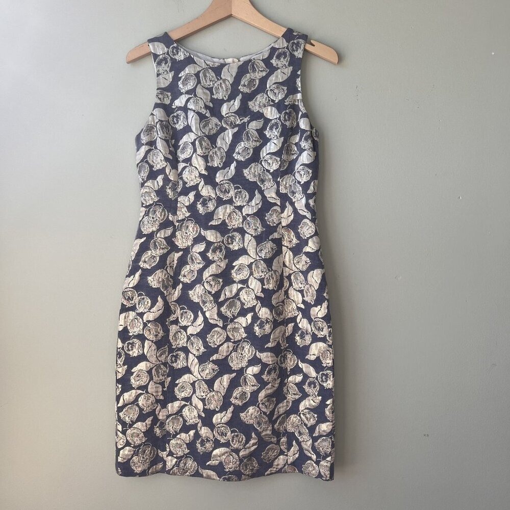 Tibi New York Sleeveless Floral Jacquard Dress Size 4
